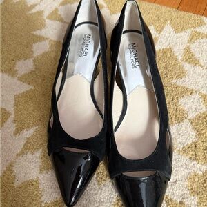 Michael Kors Black Patent Leather Heels